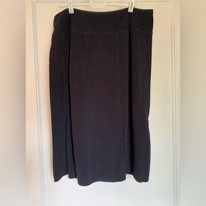 Royal Robbins black fleece skirt